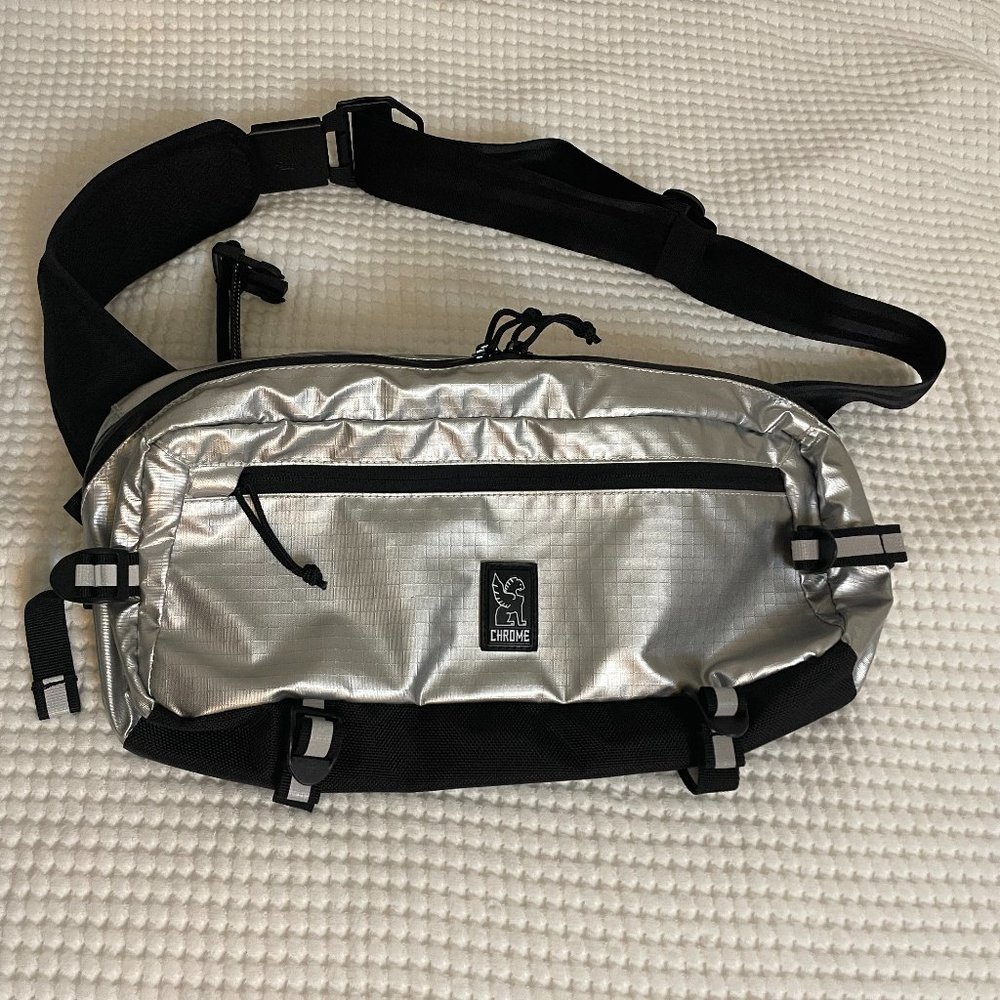 Gently Used, Chrome Industries Kadet Nylon Sling Bag, Chromed/Aluminum